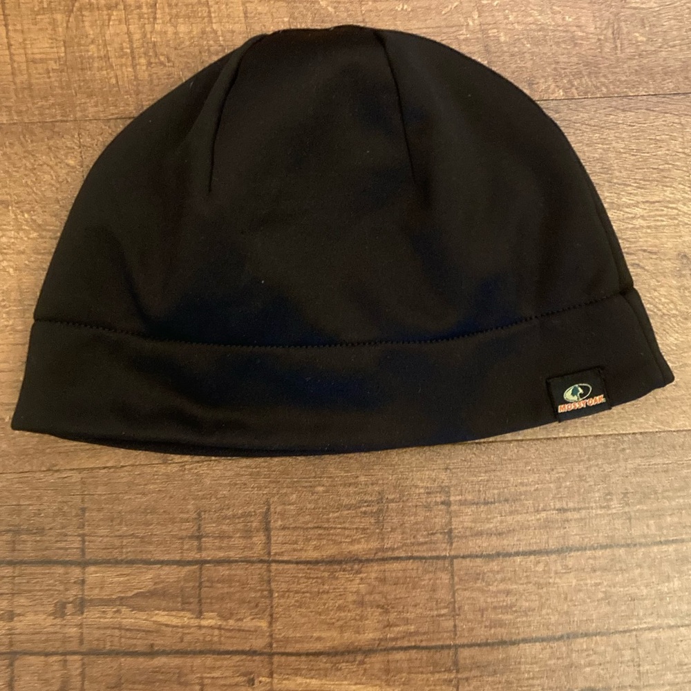 Mossy Oak Black Beanie Hat